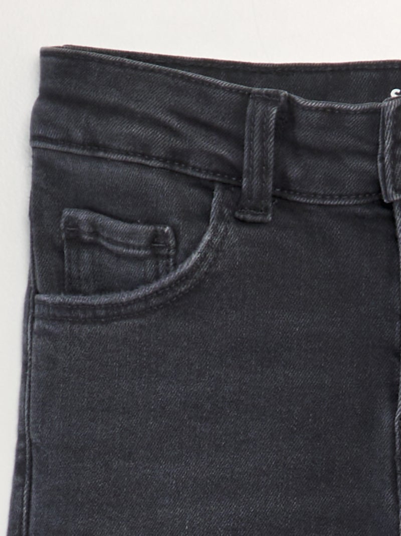 Skinny denim broek ZWART - Kiabi