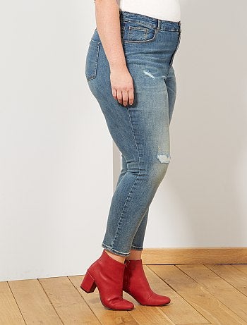 Skinny destroyed jeans - Kiabi