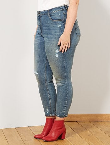Skinny destroyed jeans - Kiabi