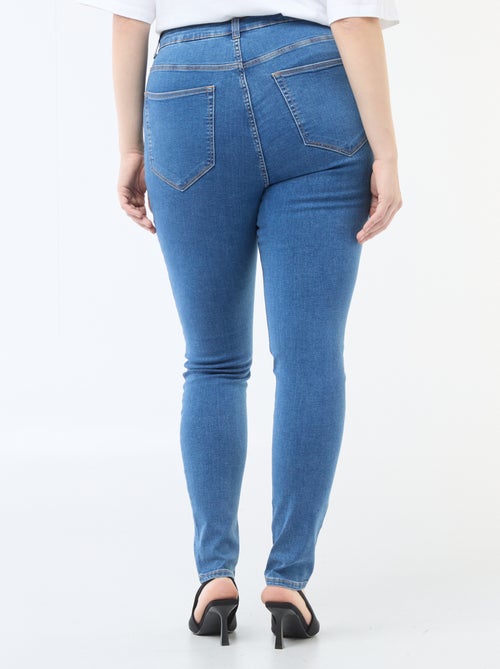 Skinny fit broek met zeer hoge taille - L28 - Kiabi