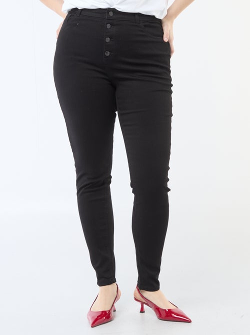 Skinny fit broek met zeer hoge taille - L28 - Kiabi