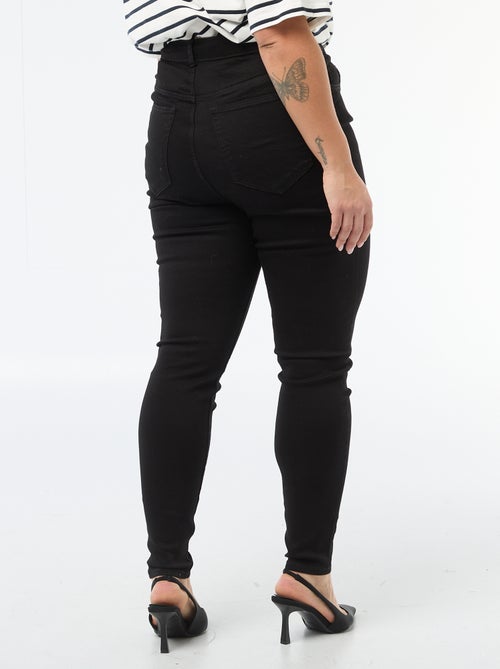 Skinny fit broek met zeer hoge taille - L30 - Kiabi