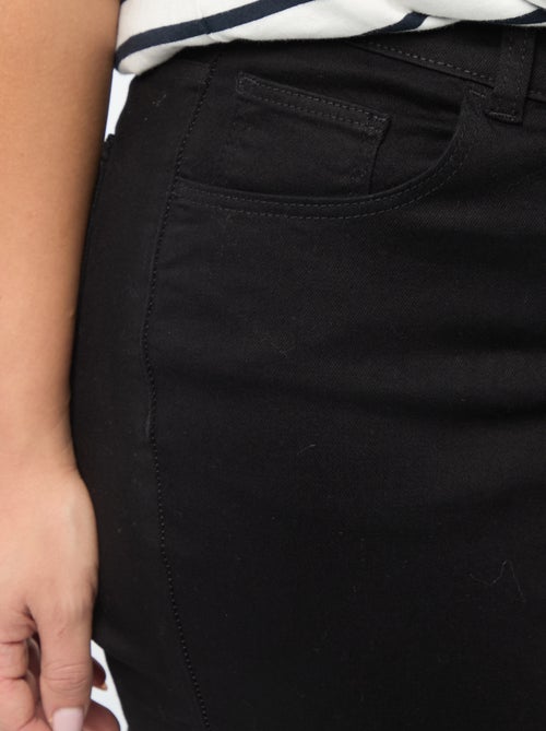 Skinny fit broek met zeer hoge taille - L30 - Kiabi