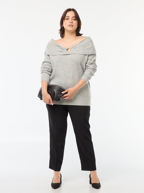 Skinny-fit jeans - strak model met elastische tailleband - - Kiabi
