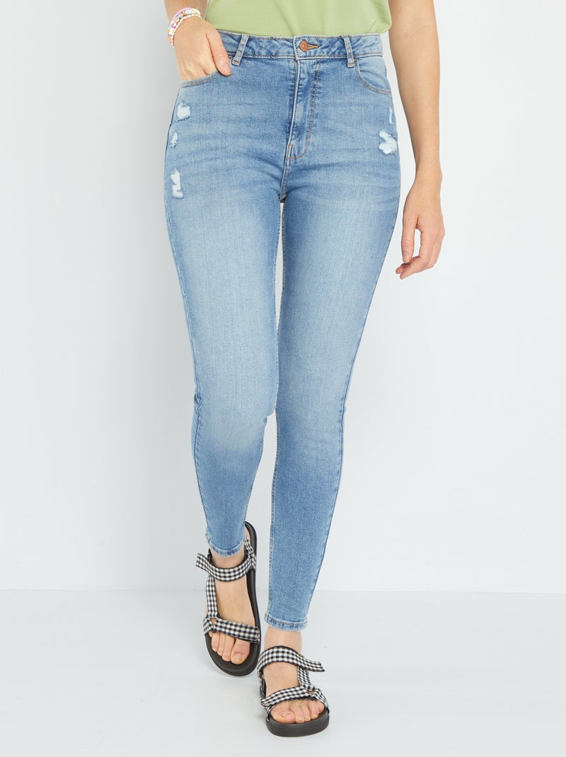 Skinny jeans - 5 zakken Blauw - Kiabi