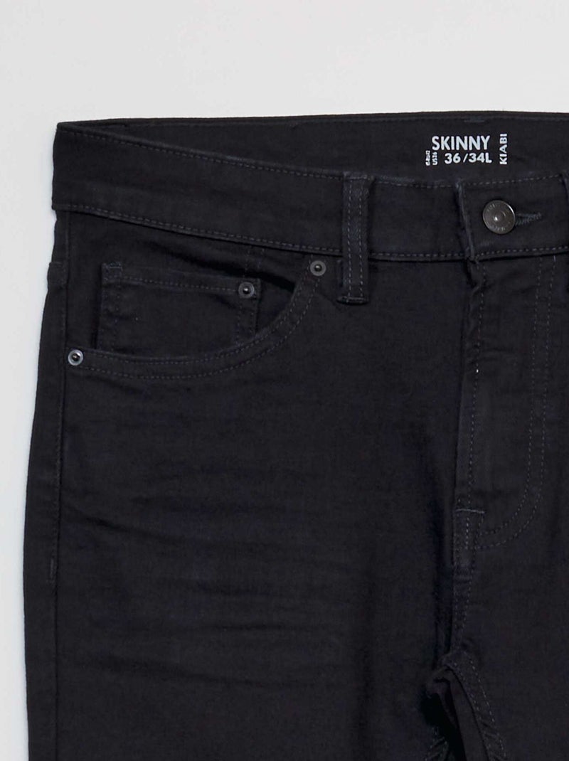 Skinny jeans - L34 ZWART - Kiabi