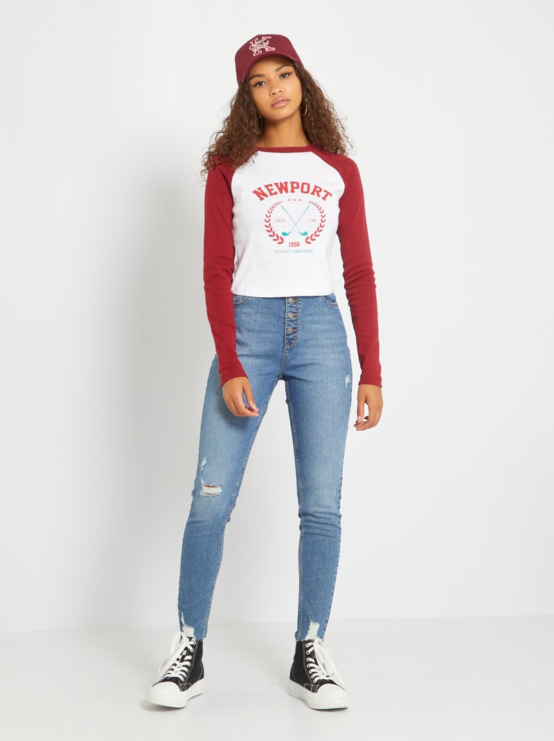 Skinny jeans BLAUW - Kiabi