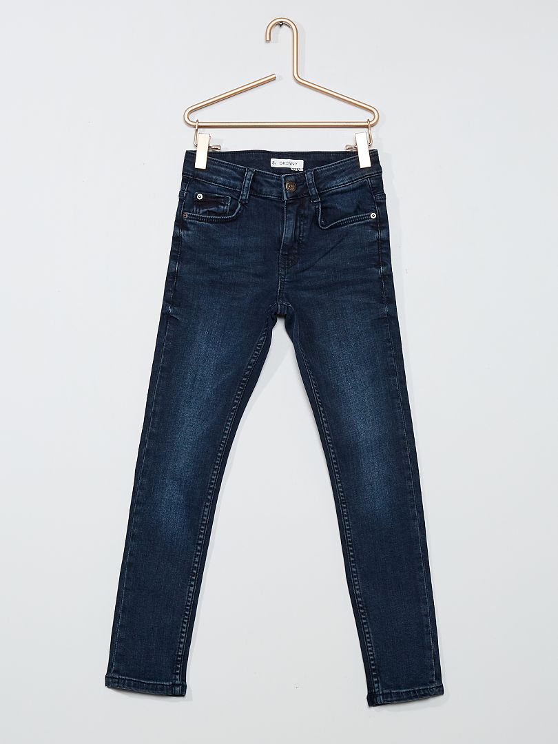 Skinny jeans blauw zwart - Kiabi
