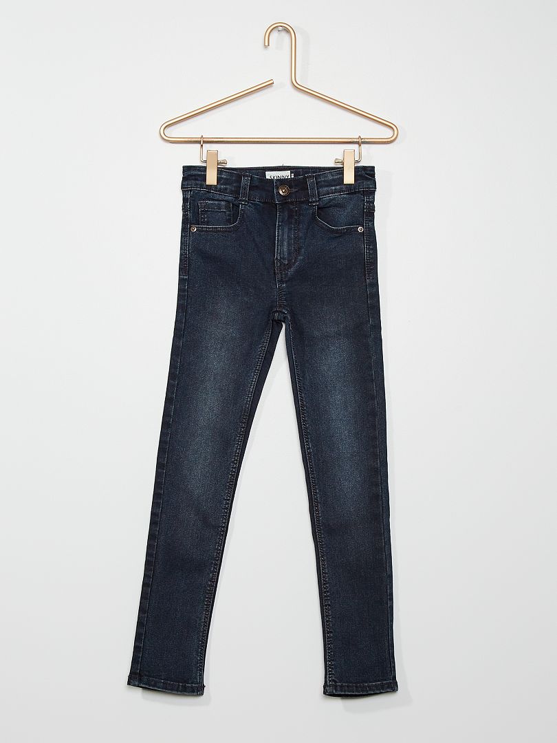 Skinny jeans blauw zwart - Kiabi