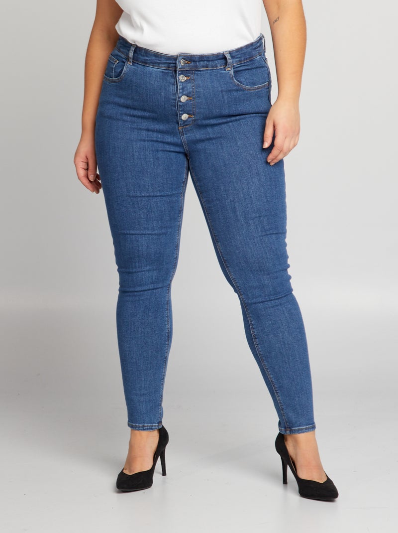 Skinny jeans L28 BLAUW - Kiabi