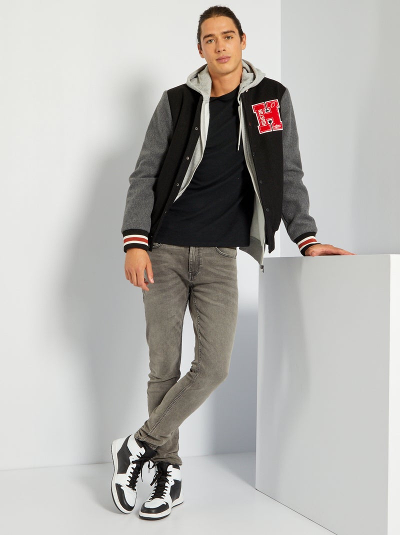 Skinny jeans L30 GRIJS - Kiabi
