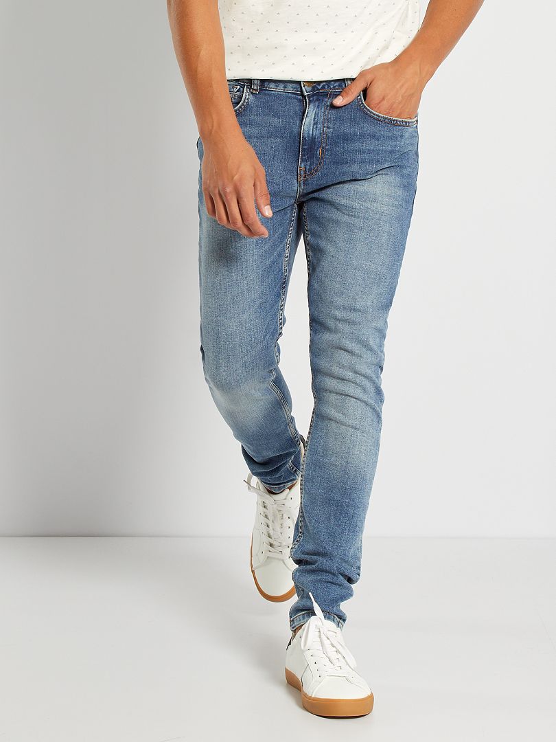 Skinny jeans L32 BLAUW - Kiabi