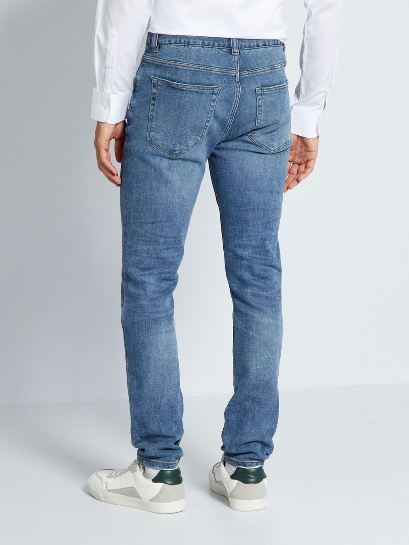 Skinny jeans met 5 zakken L32 BLAUW Kiabi 25.00€