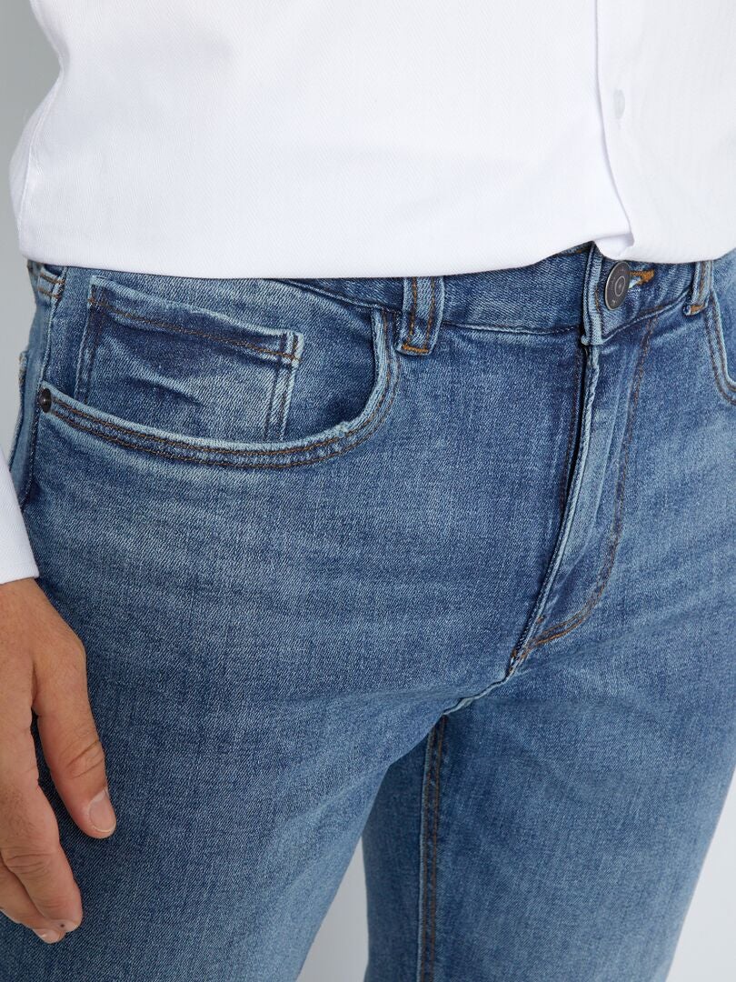 Skinny jeans met 5 zakken L32 BLAUW Kiabi 25.00€