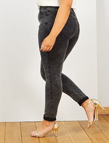 Skinny jeans met 5 zakken en push-up-effect L32 - Kiabi