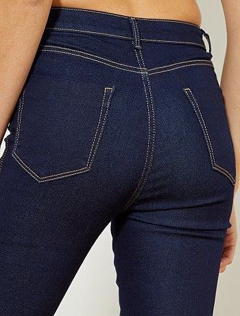 Skinny jeans met een gulp met knopen - Kiabi