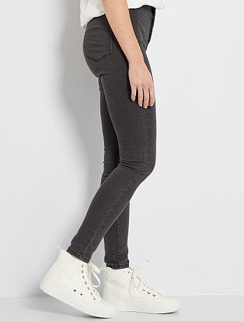 Skinny jeans met een gulp met knopen - Kiabi