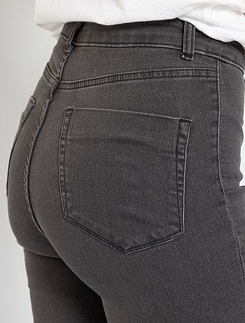 Skinny jeans met een gulp met knopen - Kiabi