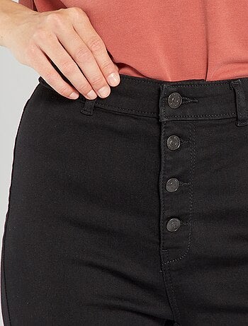 Skinny jeans met een gulp met knopen - Kiabi