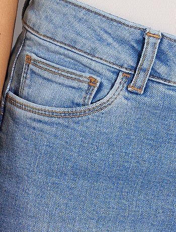 Skinny jeans met een hoge taille, lengtemaat 28 - Kiabi