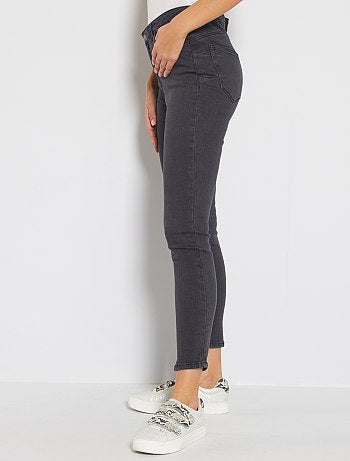 Skinny jeans met een hoge taille, lengtemaat 28 - Kiabi