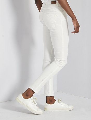 Skinny jeans met een hoge taille, lengtemaat 28 - Kiabi