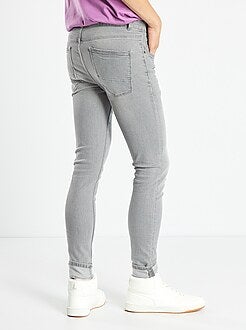 Skinny jeans met geplooid effect - Kiabi