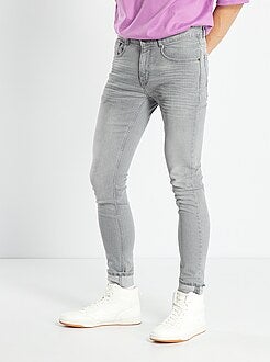 Skinny jeans met geplooid effect - Kiabi