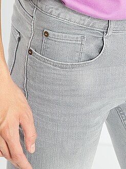 Skinny jeans met geplooid effect - Kiabi