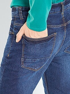 Skinny jeans met geplooid effect - Kiabi