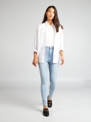 Skinny jeans met hoge taille - L30