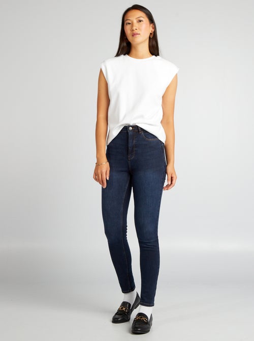 Skinny jeans met hoge taille - L30 - Kiabi