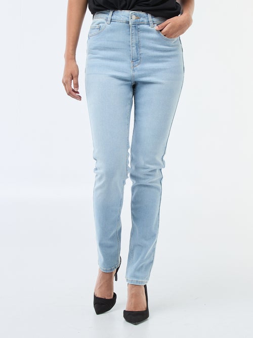 Skinny jeans met hoge taille - L30 - Kiabi