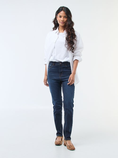 Skinny jeans met hoge taille - L30 - Kiabi