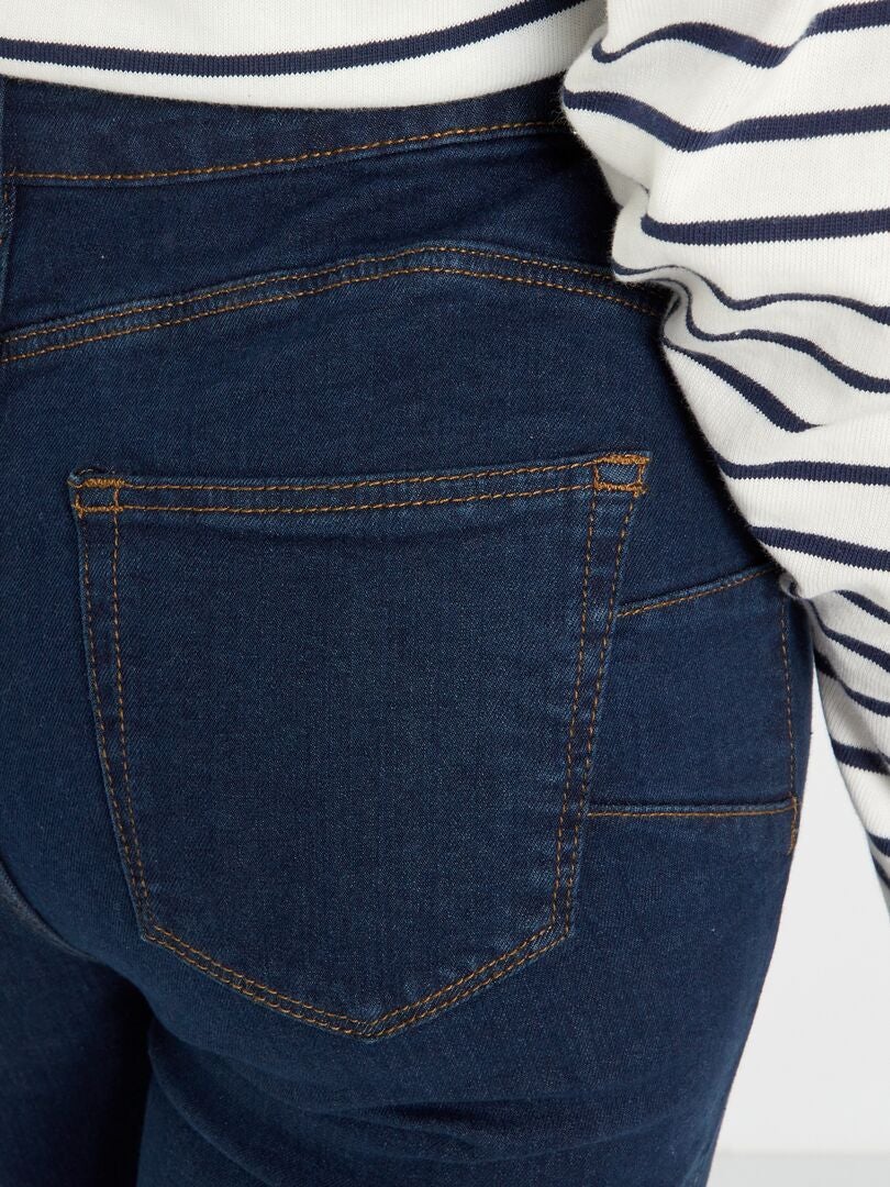 Skinny jeans met hoge taille - L30 BLAUW - Kiabi