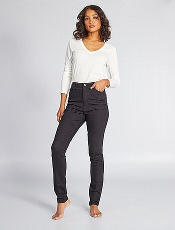 Skinny jeans met hoge taille - L30 - Kiabi