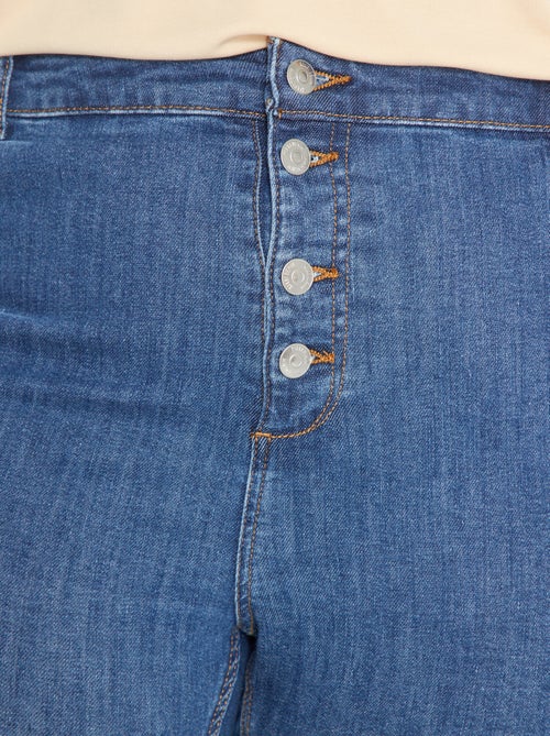 Skinny jeans met hoge taille - L32 - Kiabi