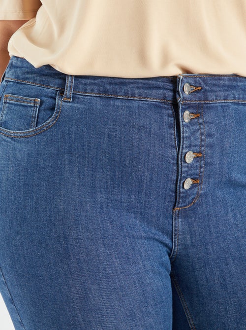 Skinny jeans met hoge taille - L32 - Kiabi