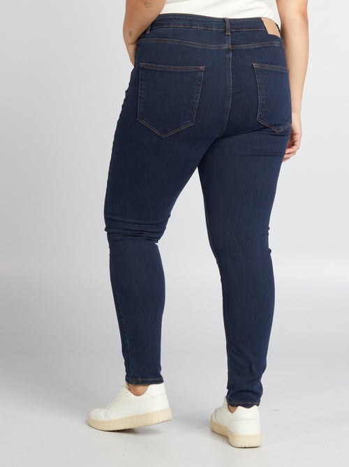 Skinny jeans met hoge taille - L32 - Kiabi