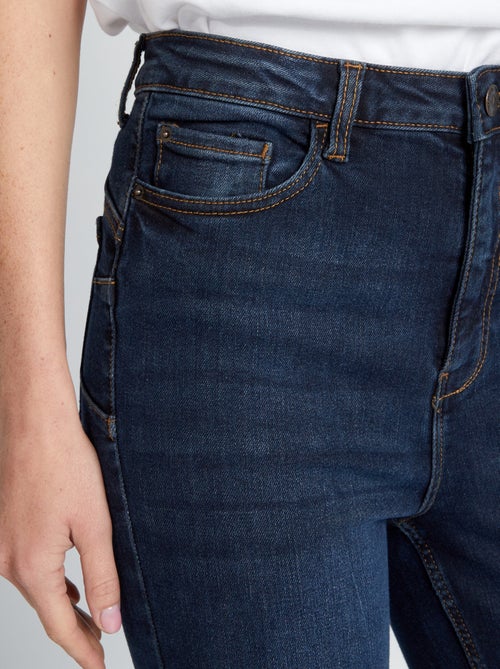 Skinny jeans met hoge taille - L32 - Kiabi