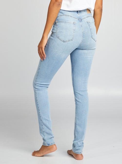 Skinny jeans met hoge taille - L32 - Kiabi
