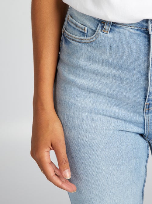 Skinny jeans met hoge taille - L32 - Kiabi