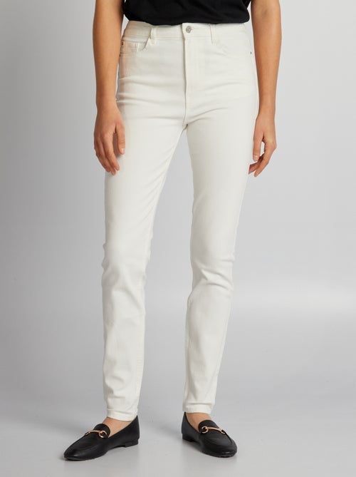 Skinny jeans met hoge taille - L32 - Kiabi