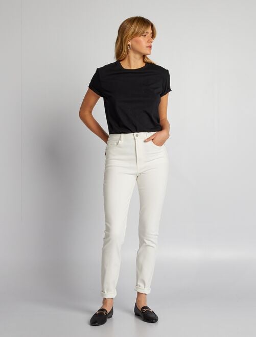 Skinny jeans met hoge taille - L34 - Kiabi