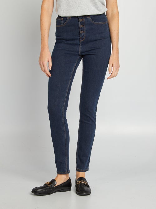 Skinny jeans met hoge taille - Kiabi