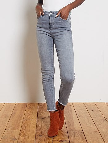 Skinny jeans met hoge taille - Kiabi