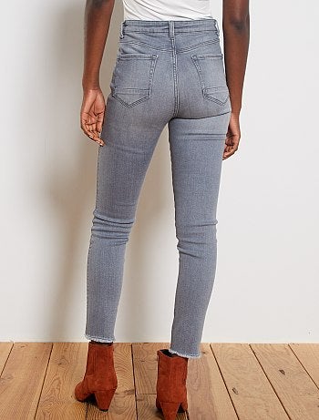 Skinny jeans met hoge taille - Kiabi