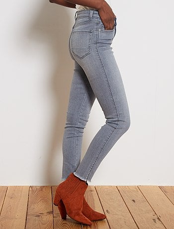 Skinny jeans met hoge taille - Kiabi