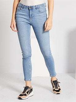 Skinny jeans met hoge taille - Kiabi