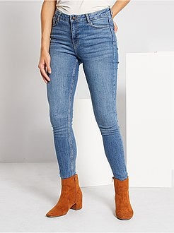 Skinny jeans met hoge taille - Kiabi